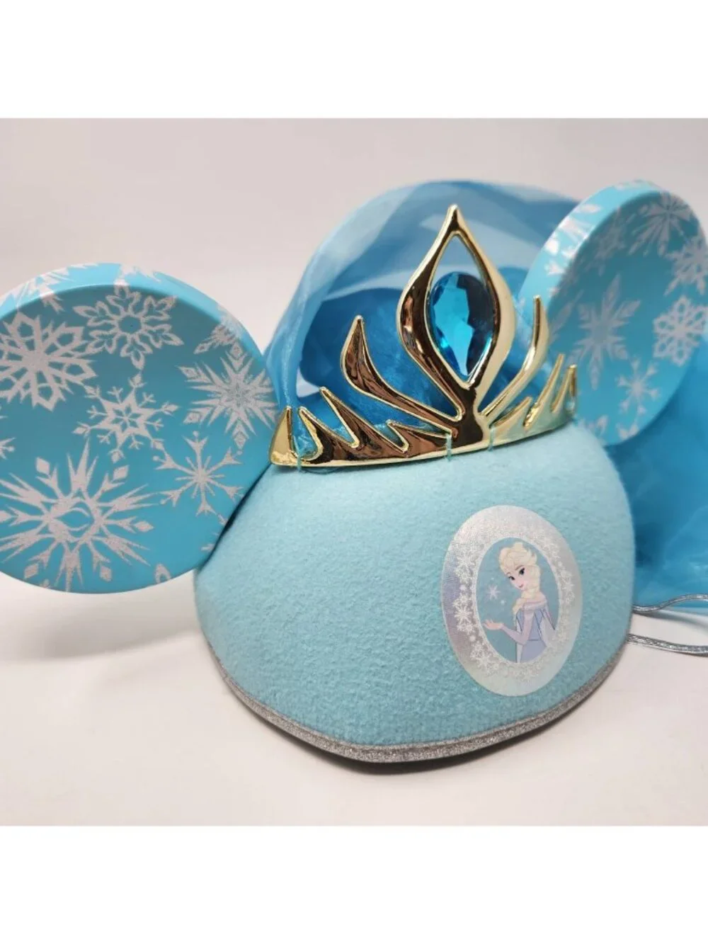 Disney World Elsa Ear Hat with Veil for Kids, Frozen